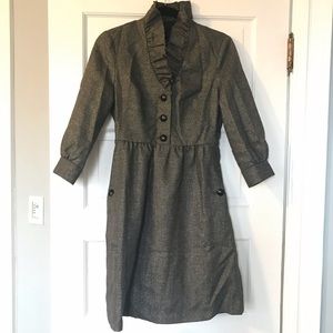 Jcrew shimmery tweed holiday dress, 2